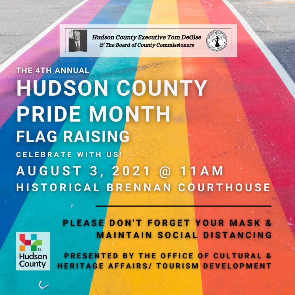 Hudson County Pride Month Flag Raising Hudson County