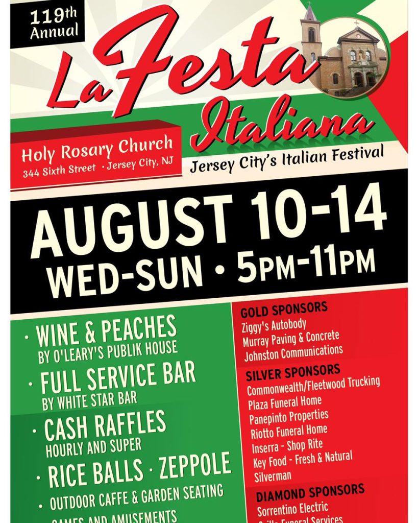 La Festa Italiana Jersey City's Italian Festival Hudson County