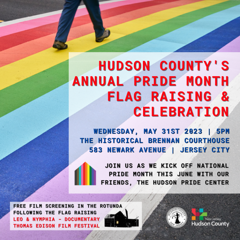 Hudson County's Annual Pride Month Flag Raising & Celebration Hudson